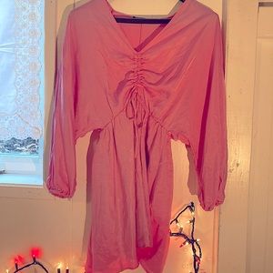 Zara Cinched front mini dress